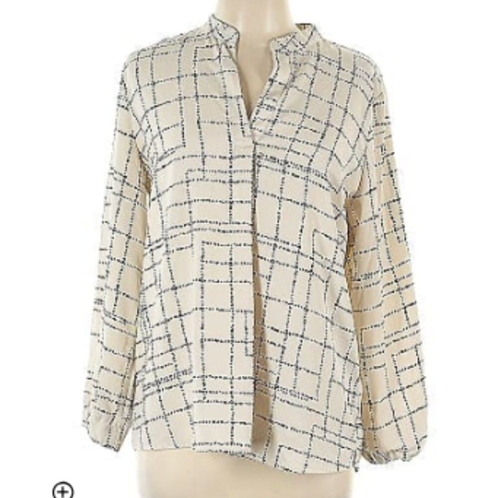 Prologe Long Sleeve Patterned blouse size S
